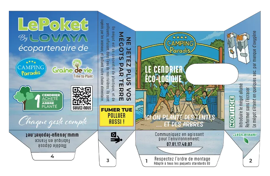 Pocket cendrier personnalisable 4