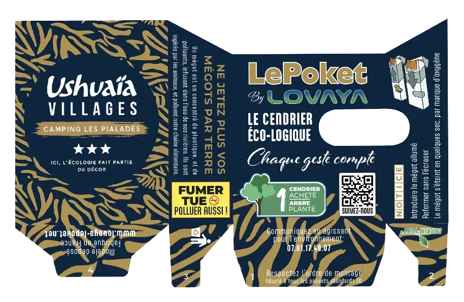 Pocket cendrier personnalisable 5